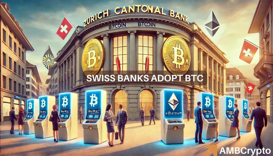 Zurich Cantonal Bank unveils trading options for Ethereum and Bitcoin